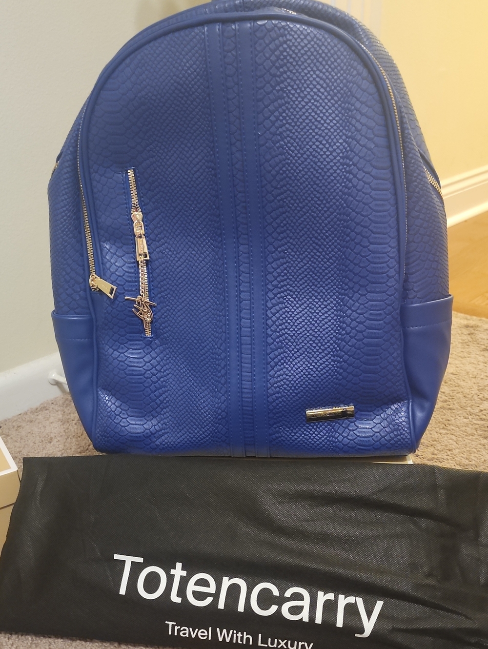 Tote N Carry Blue Women's Backpack